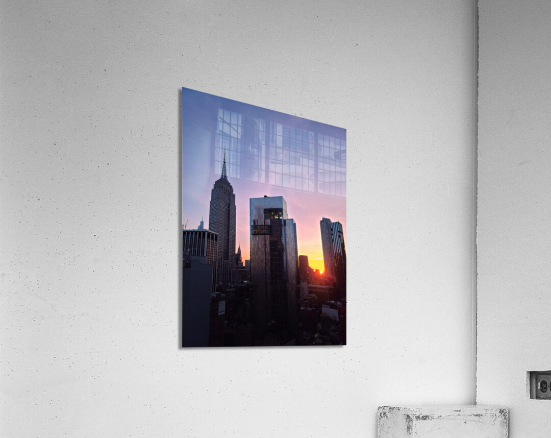 Golden Morning Manhattan Acrylic Print