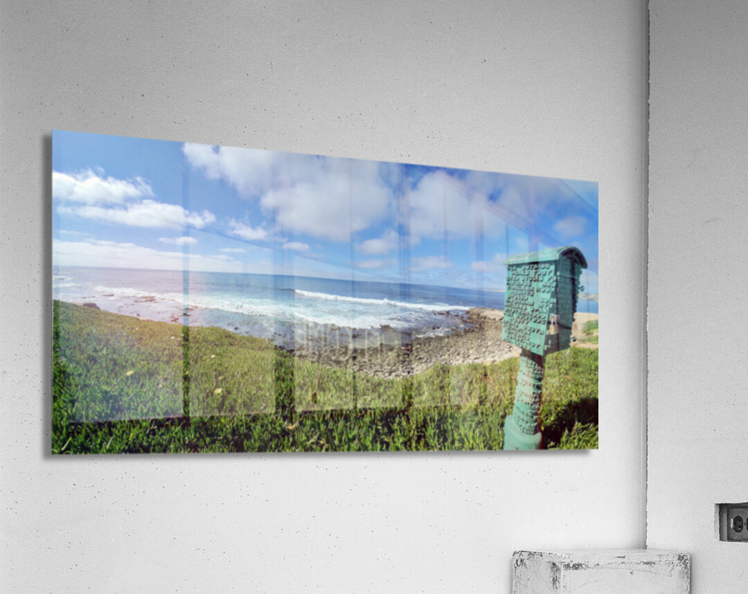 Between Tides and Sky: Coastal Clarity from La Jolla Cove Acrylic Print