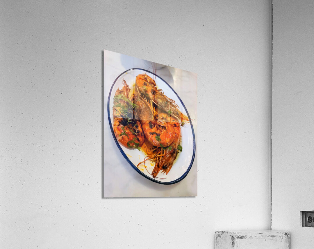 Cilantro & Smoke: A Portrait of Bold Simplicity Acrylic Print