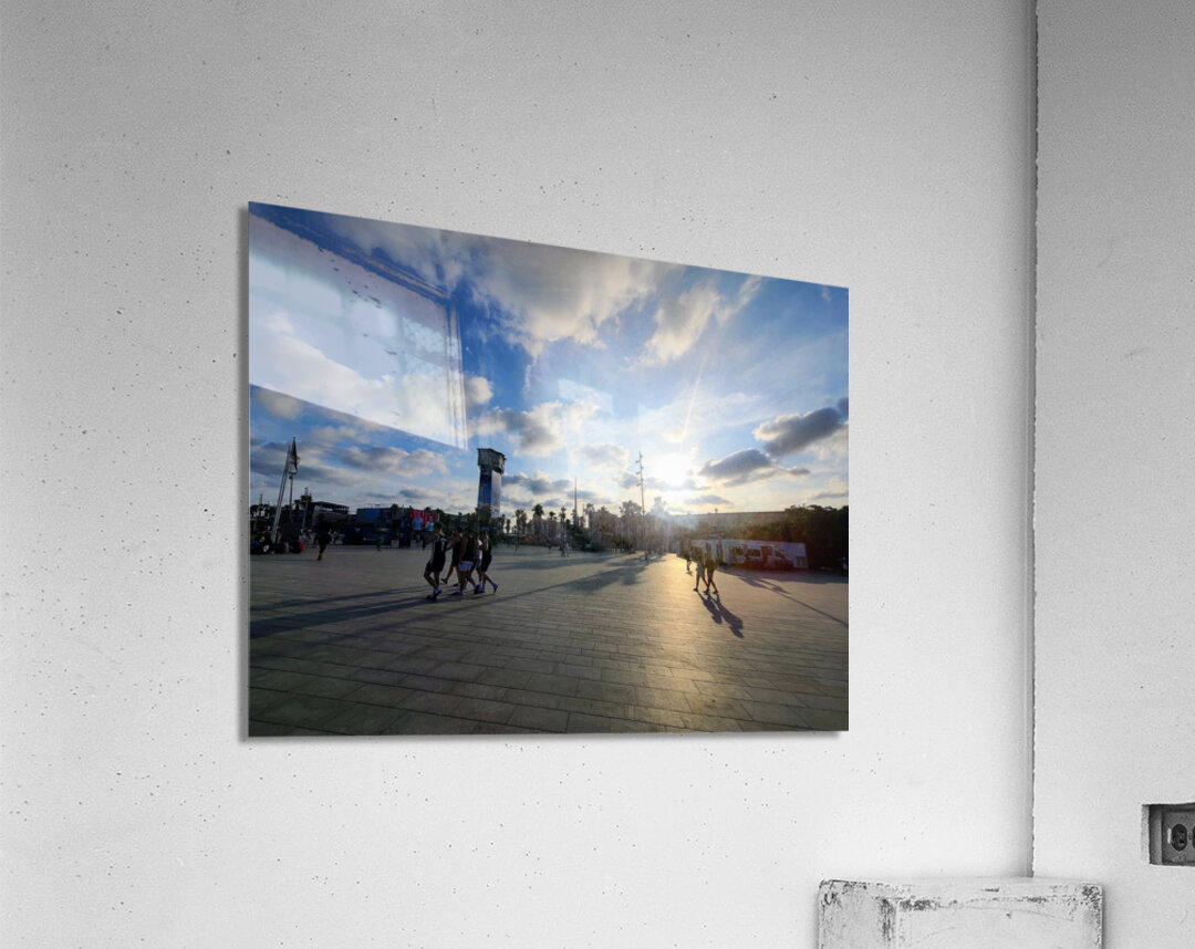 Geometry of Light and Stride Impression acrylique