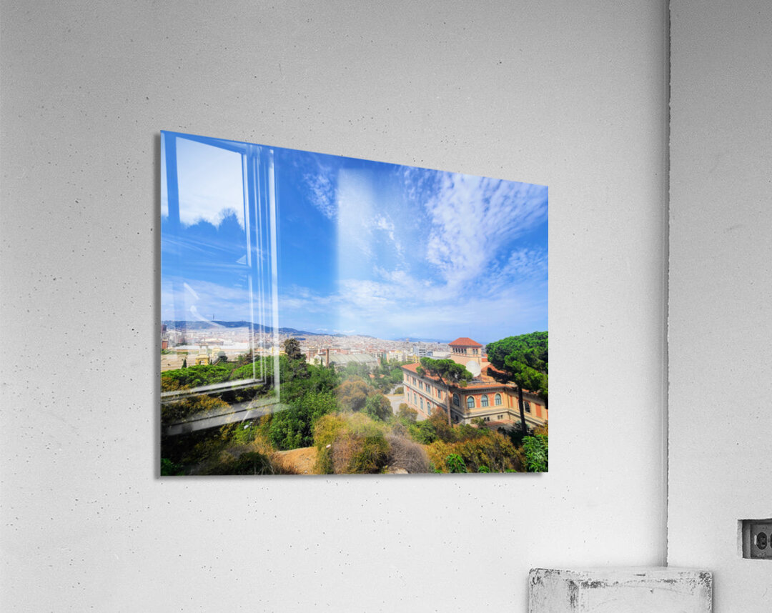 Skylines and Stories: Barcelona Hilltop View Acrylic Print