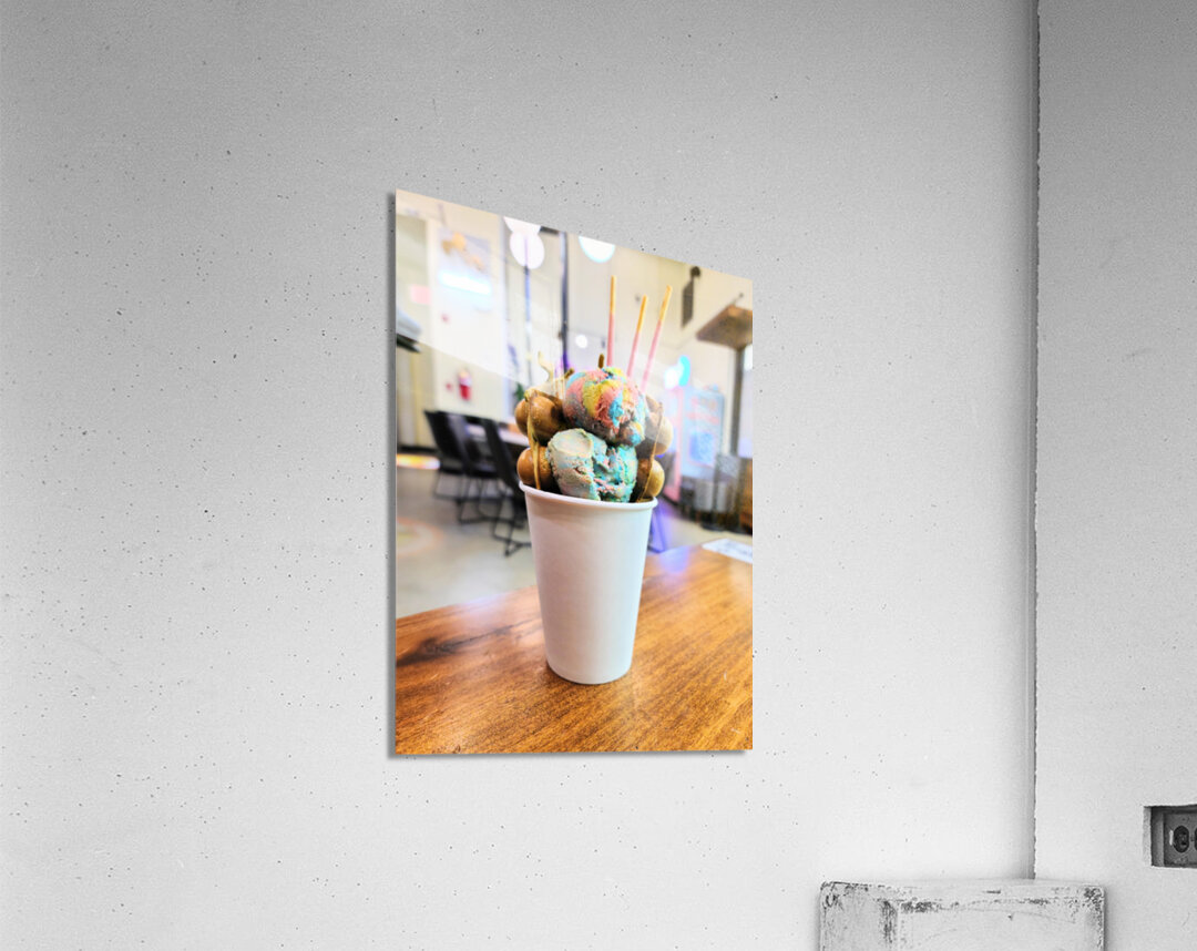 Sunday Sundae Dessert Impression acrylique