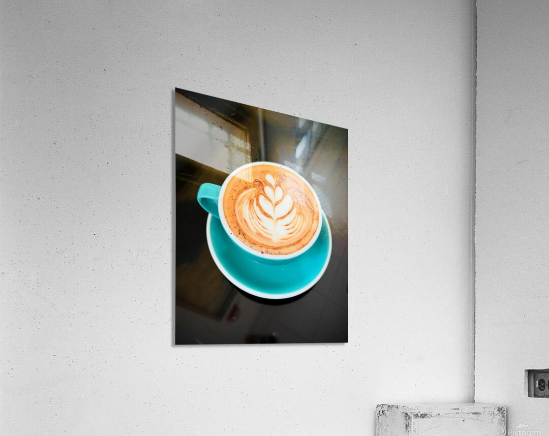 Latte Bloom April 2025 Coffee Meets Art 1B Impression acrylique