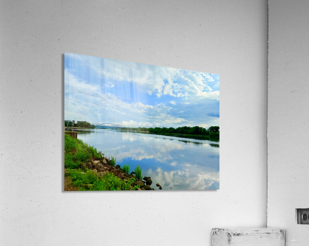 Whispers Between the Sky and Stream Acrylic Print