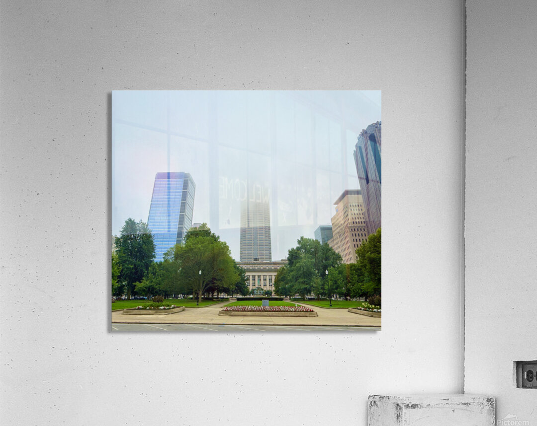 Lost in Light Gray Acrylic Print
