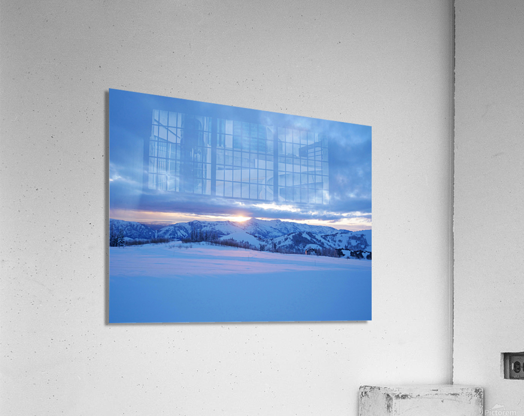 Heavenly Sunset From Eden 1 Impression acrylique