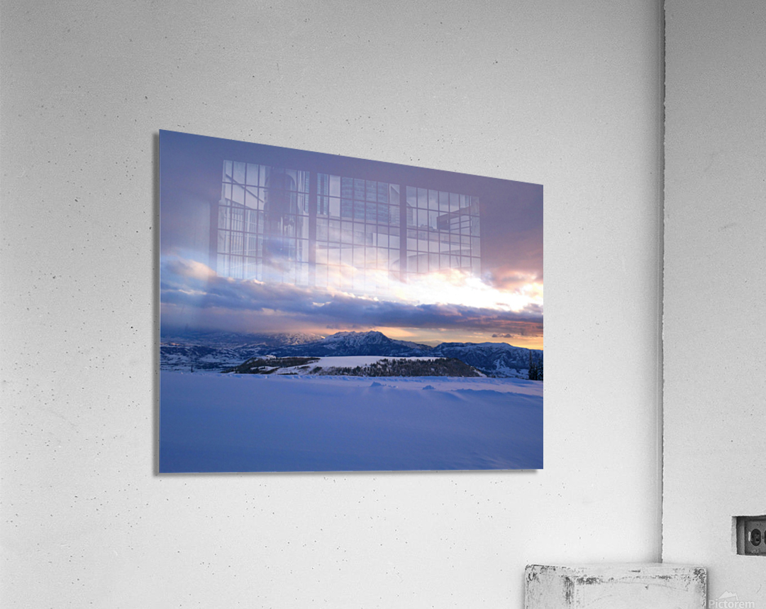 Heavenly Sunset in Eden 3 Impression acrylique