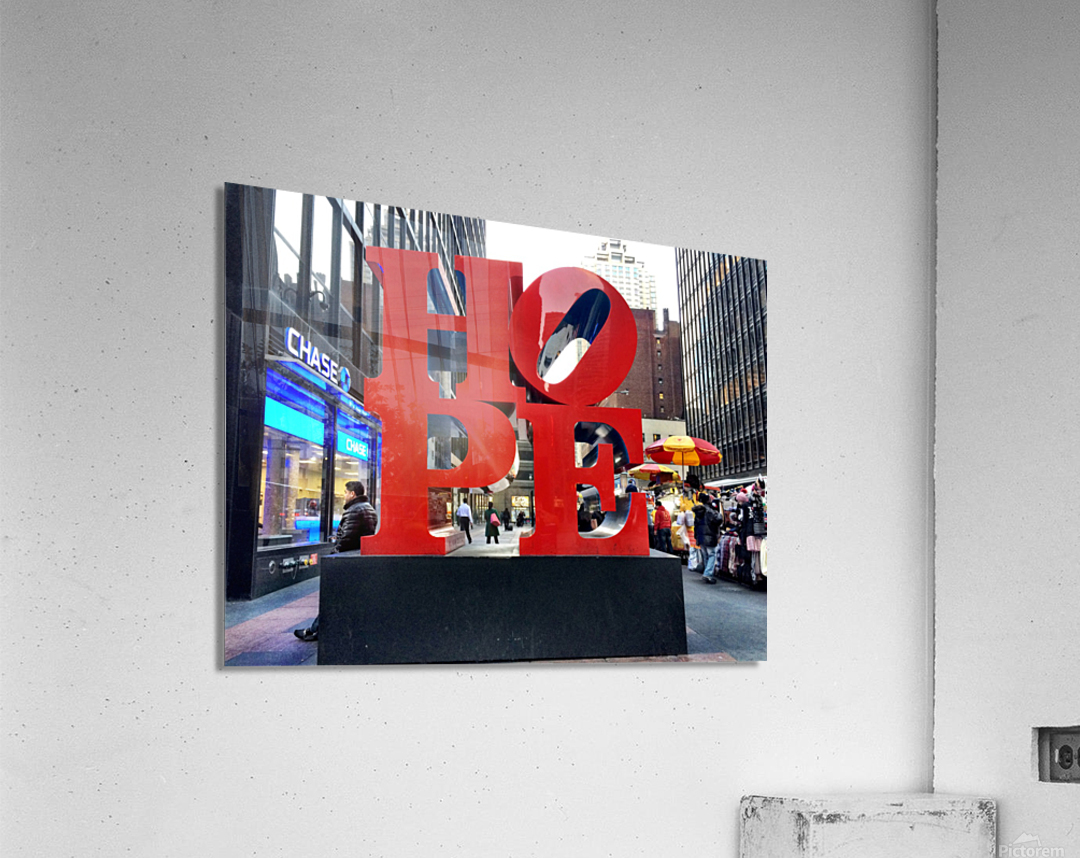 Chase Hope Never Give Up Acrylic Print