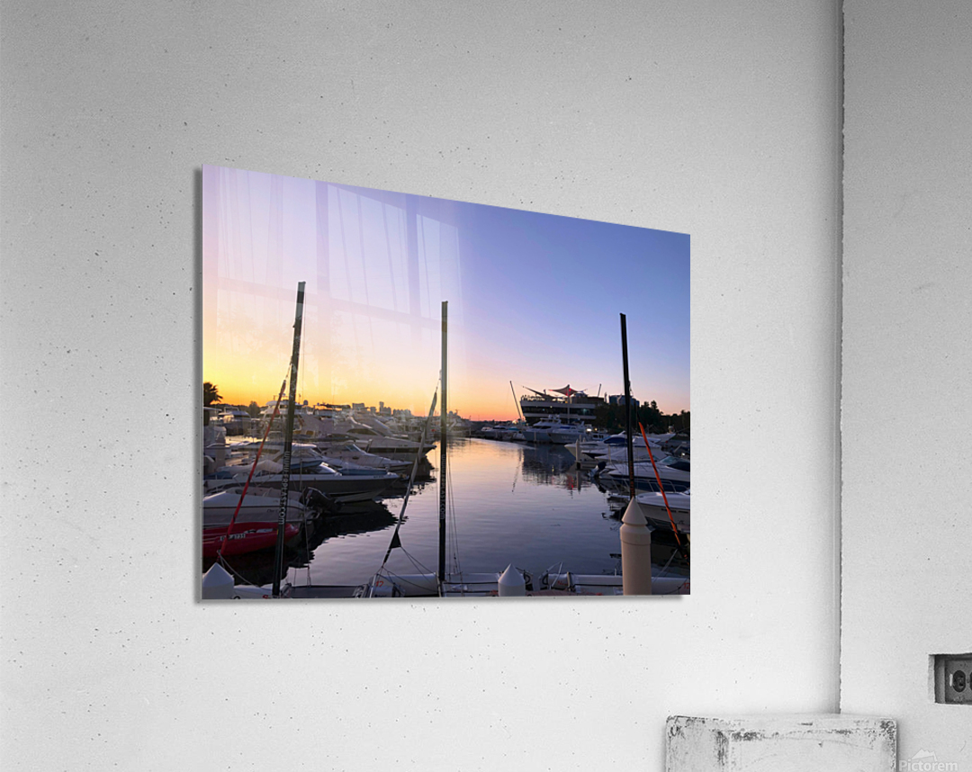 Docks of the Desert Dubai Style Acrylic Print