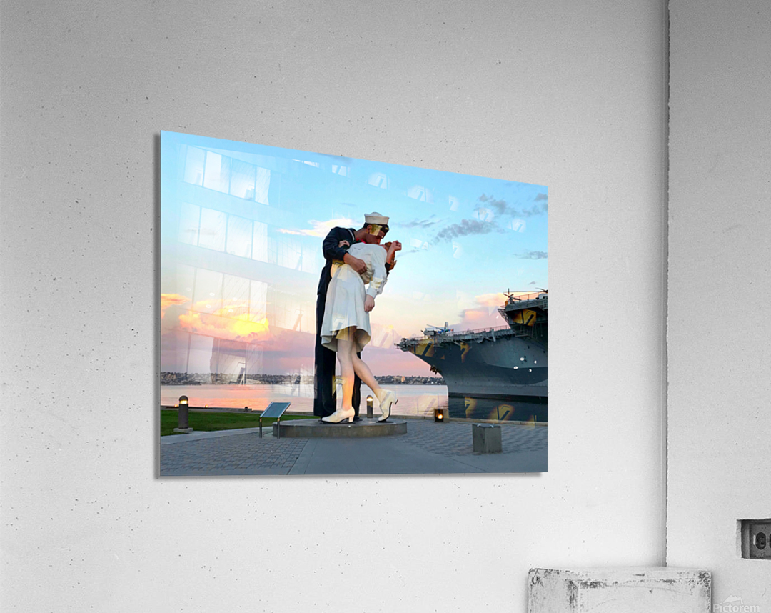 The Warm Frozen Kiss   Impression acrylique