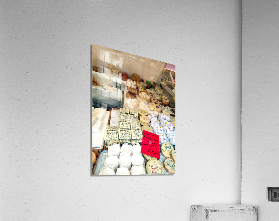 Farmers Market -- Custom Cheeses Acrylic Print