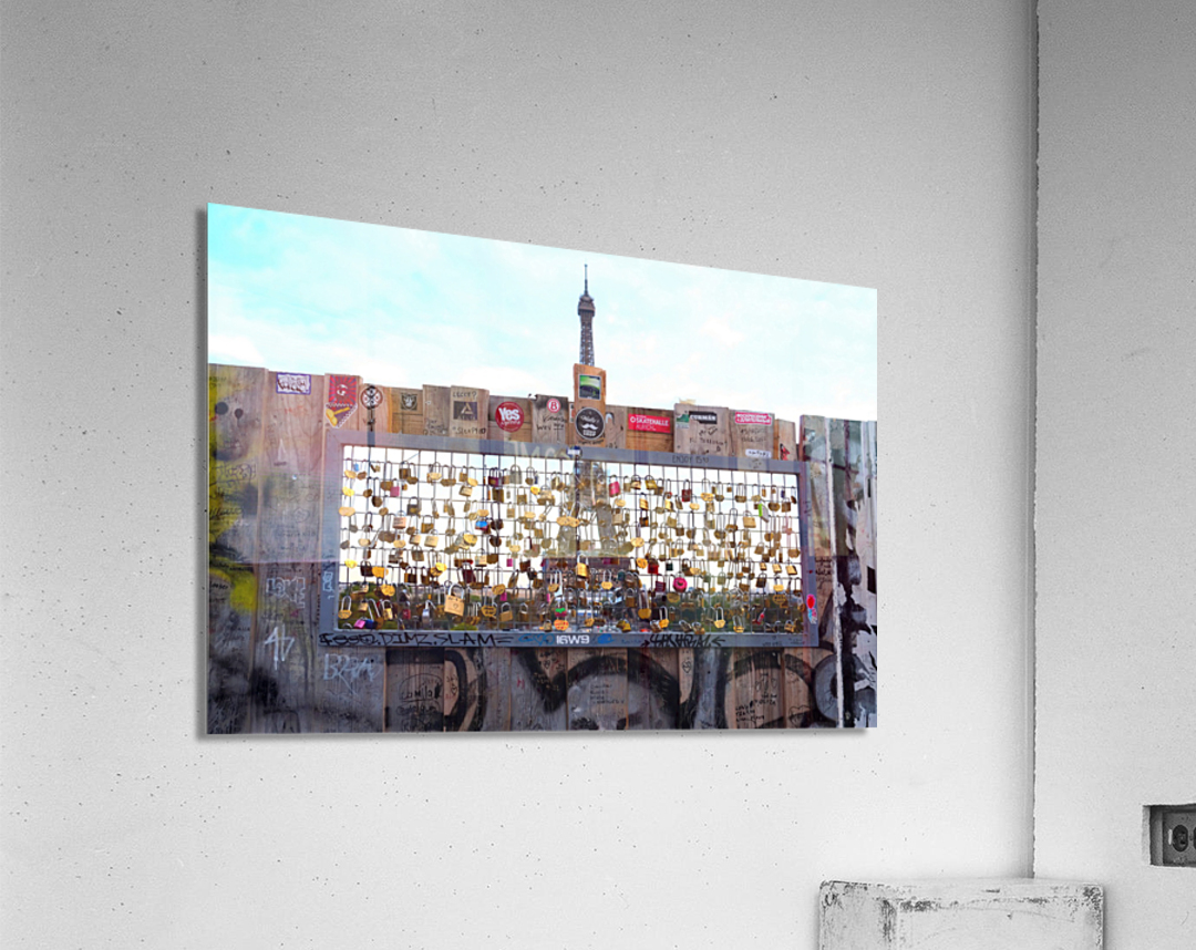Paris Locks of Love Acrylic Print