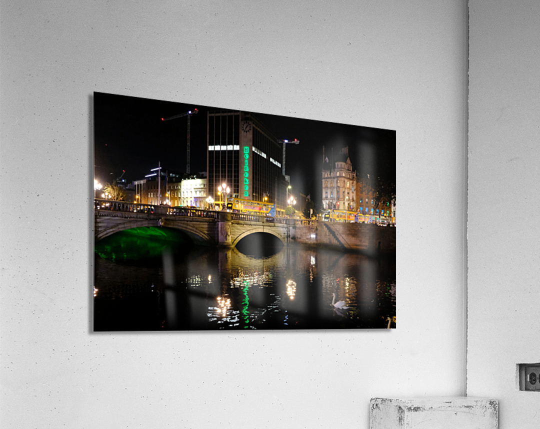 Dublin Dreams along River Quay 3 Acrylic Print