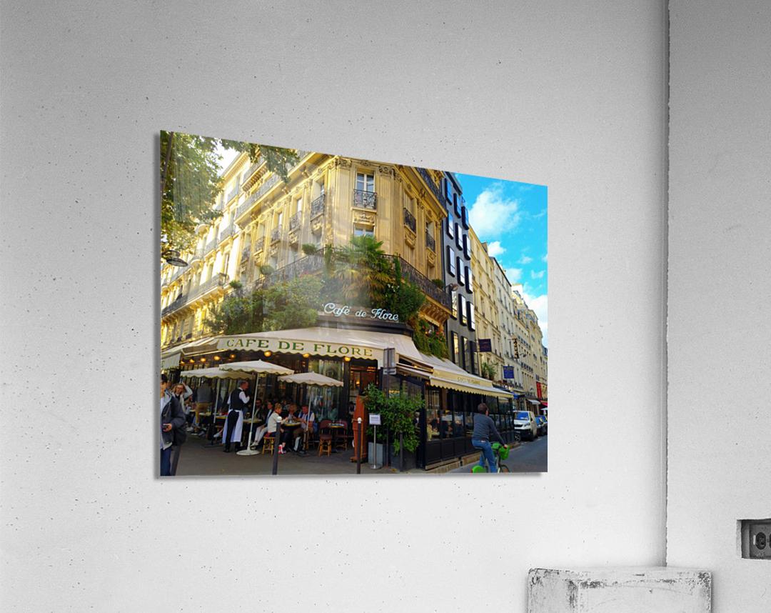 Cafe de Flore Acrylic Print