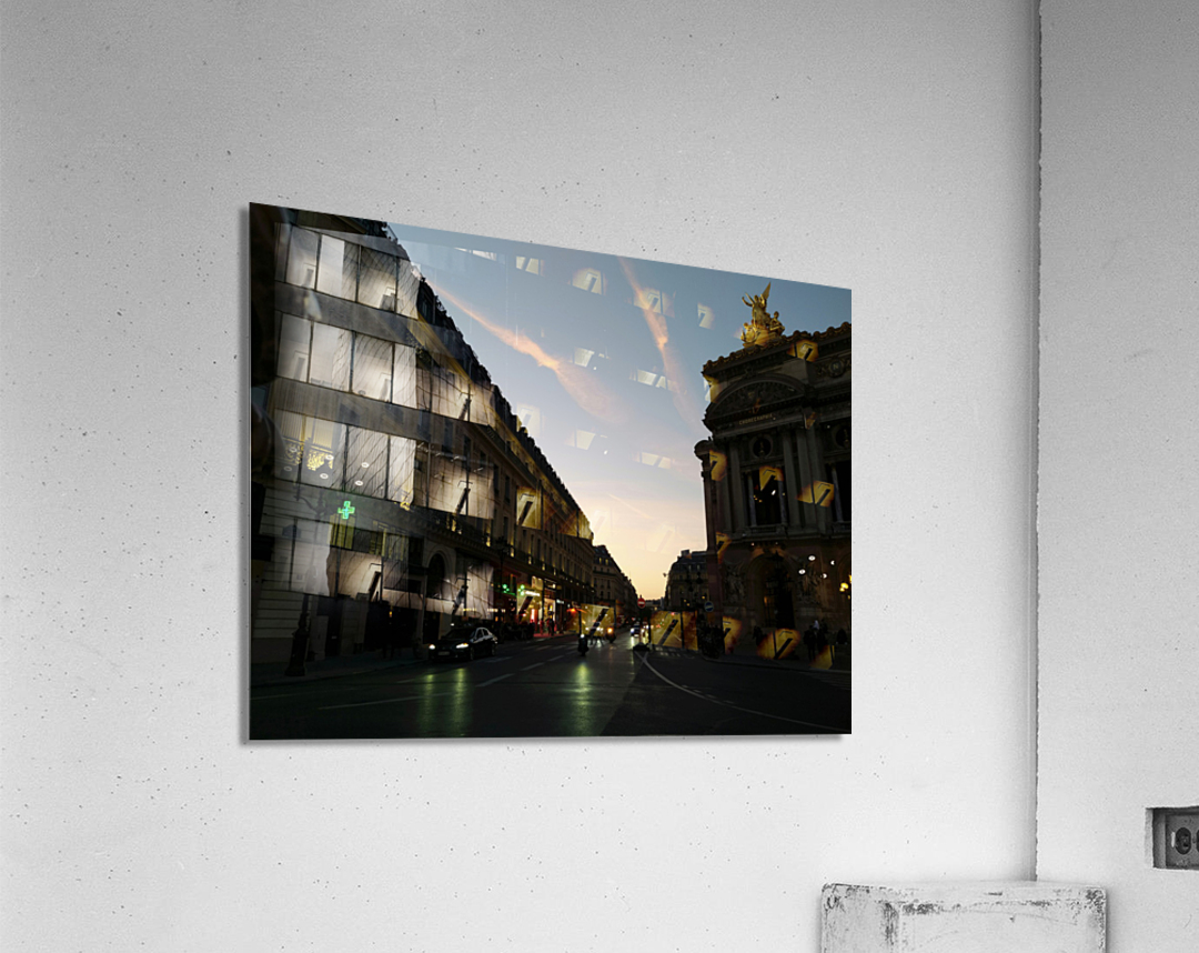 Streets of Paris -- The Palais Garnier 2 Acrylic Print