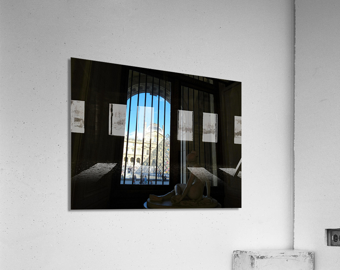 In Louvre with the View Acrylic Print