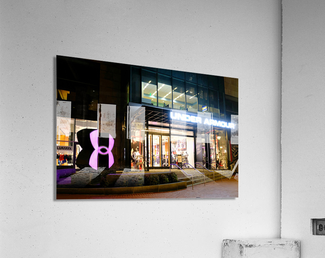 Under Armour Headquarters Storefront Acrylic Print