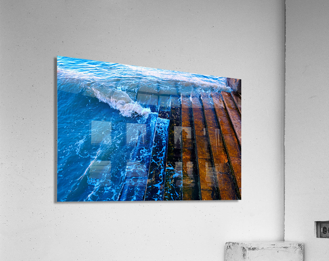 Step into the Wave Acrylic Print