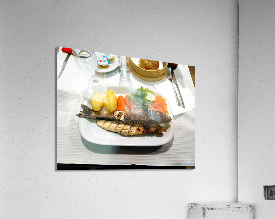 Grilled Fish Impression acrylique