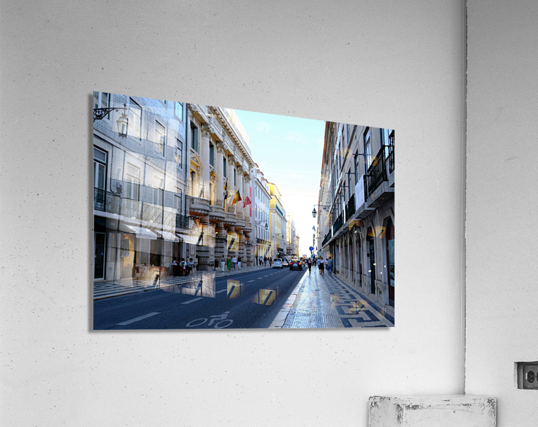 Walk through Lisbon Acrylic Print