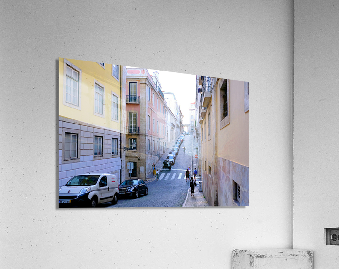 Streets of Lisbon Acrylic Print