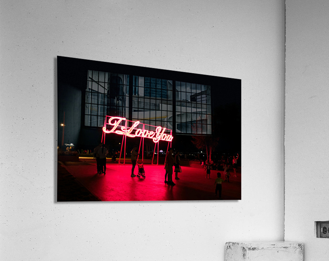 I LOVE YOU Sign 2 Acrylic Print