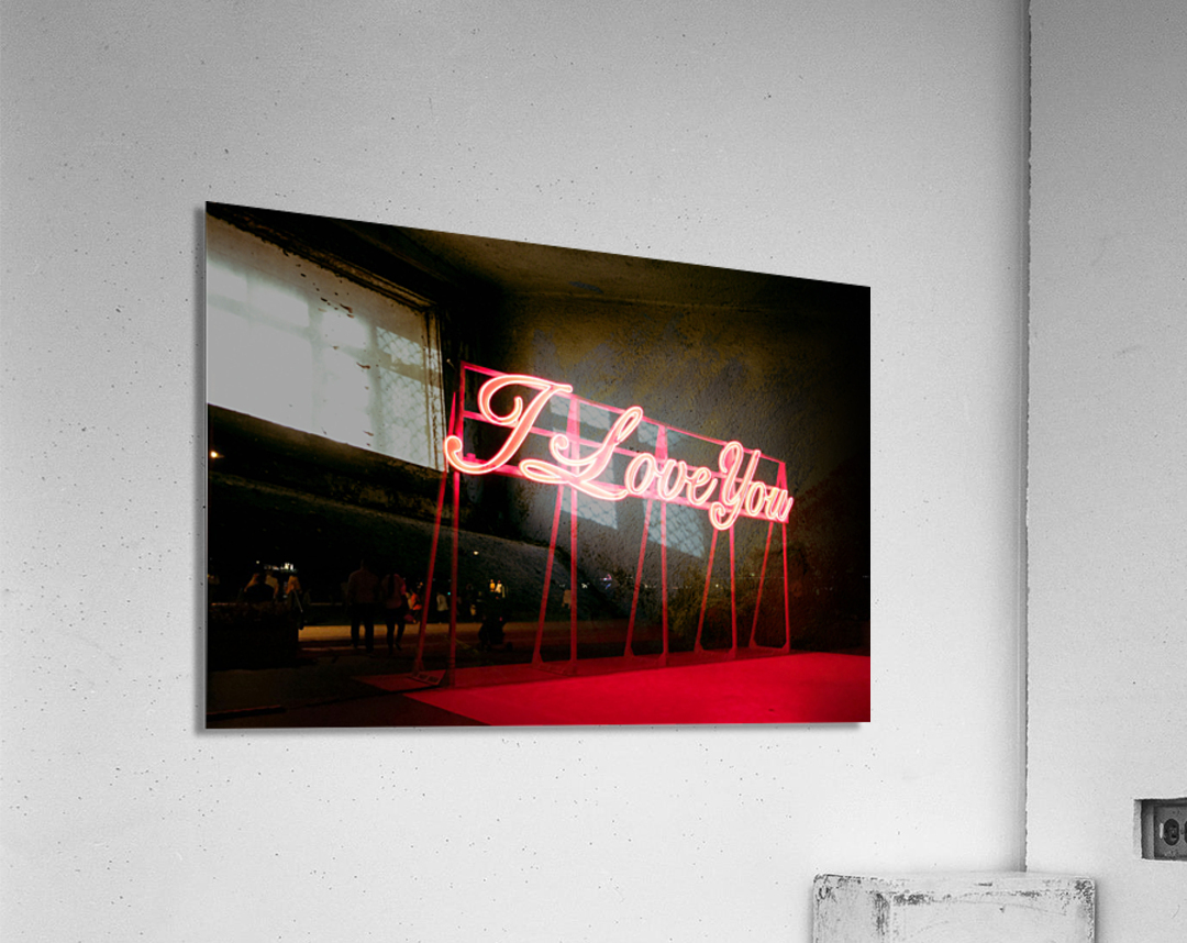 I LOVE YOU Sign Acrylic Print