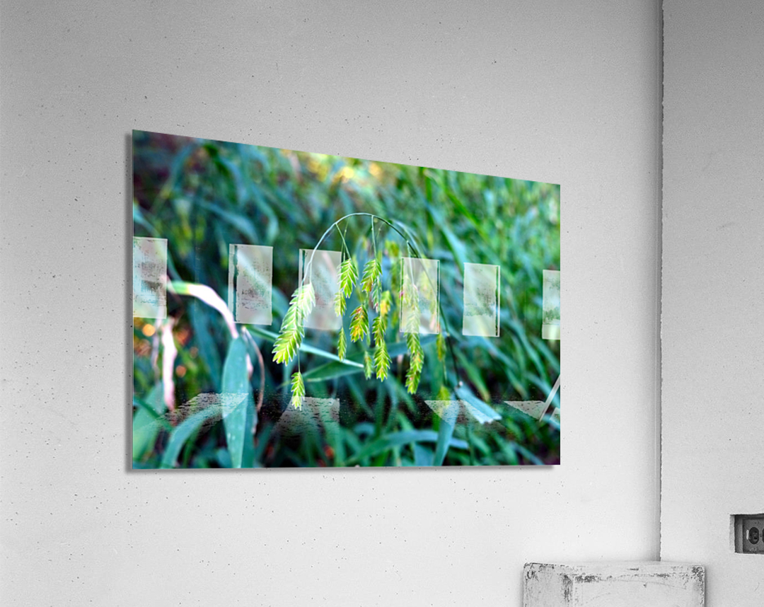 Silent Green Wind Chimes Impression acrylique