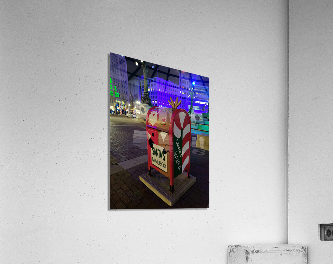 Mailbox to Santa 2 Impression acrylique