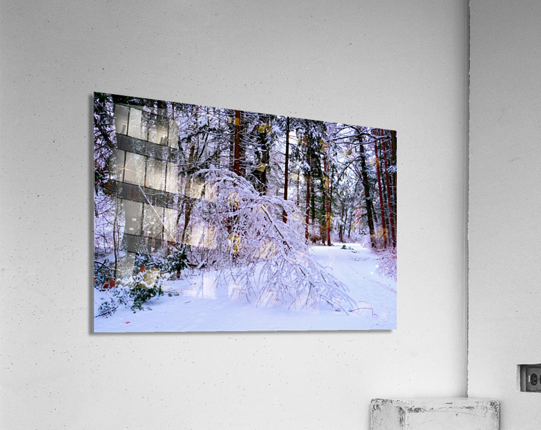 Bowing to Winter Impression acrylique