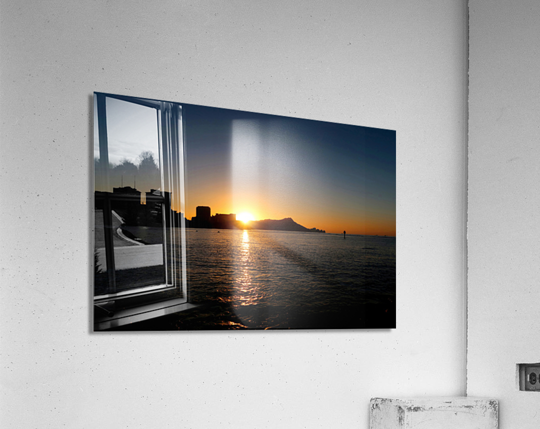 Hawaii Sunrise Impression acrylique