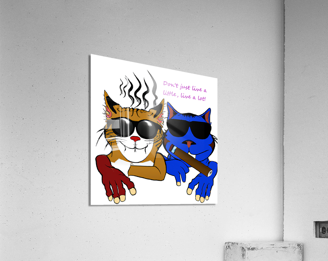 BadCatz High Selfie Impression acrylique