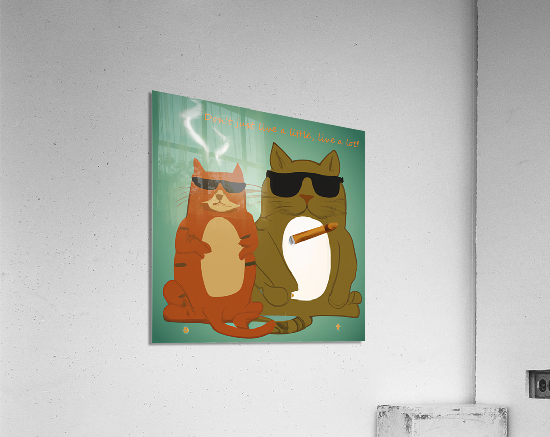 BadCatz Selfie 1B Impression acrylique