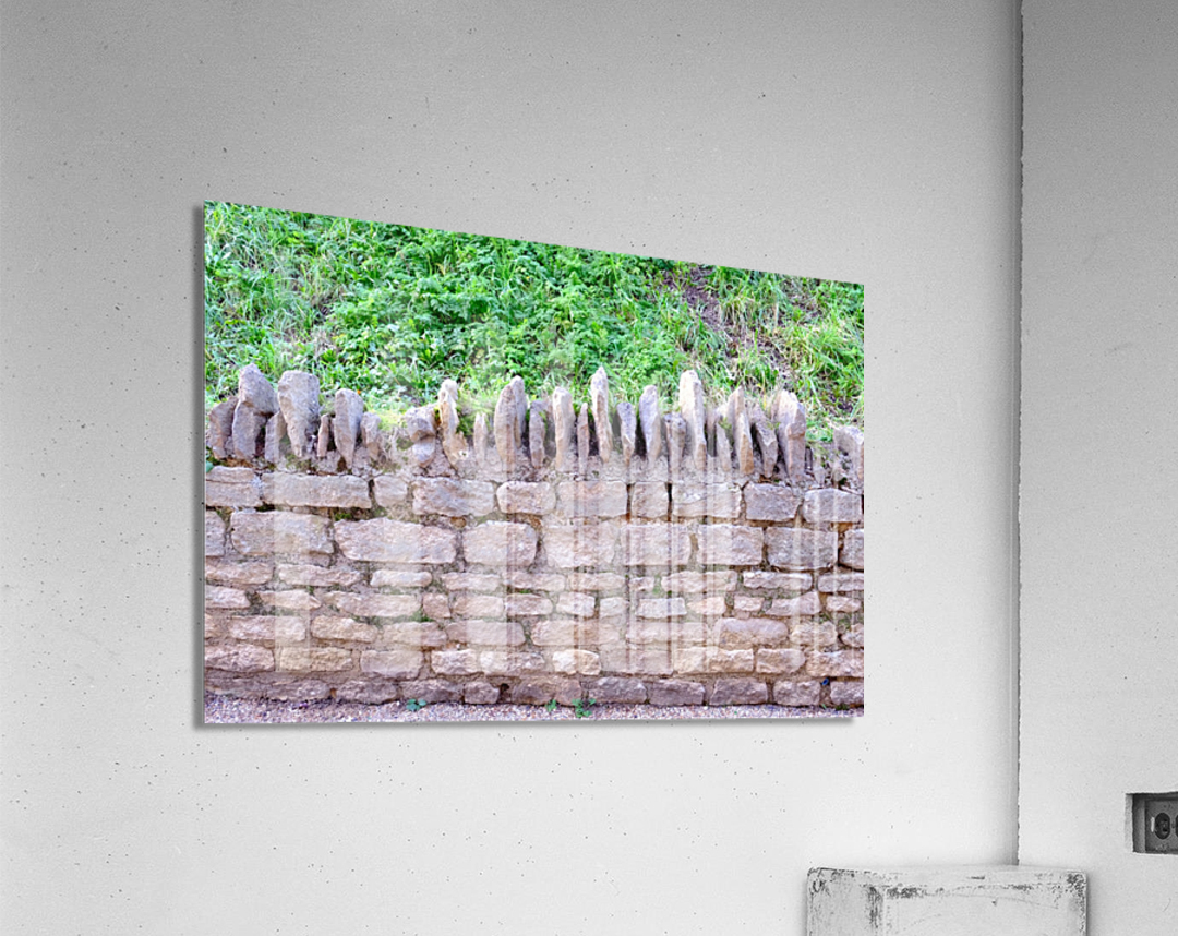Barbed Stone Wall 2 Acrylic Print