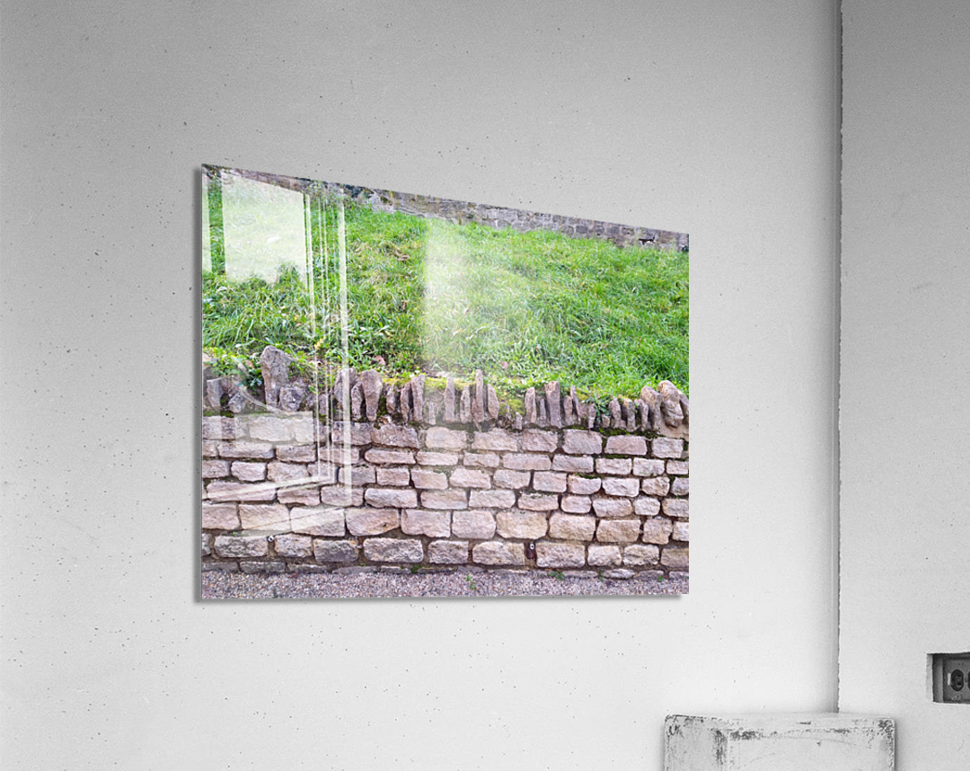 Barbed Stone Wall Acrylic Print