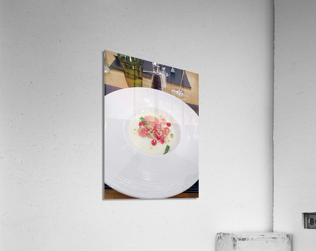 Poached Rhubarb Impression acrylique