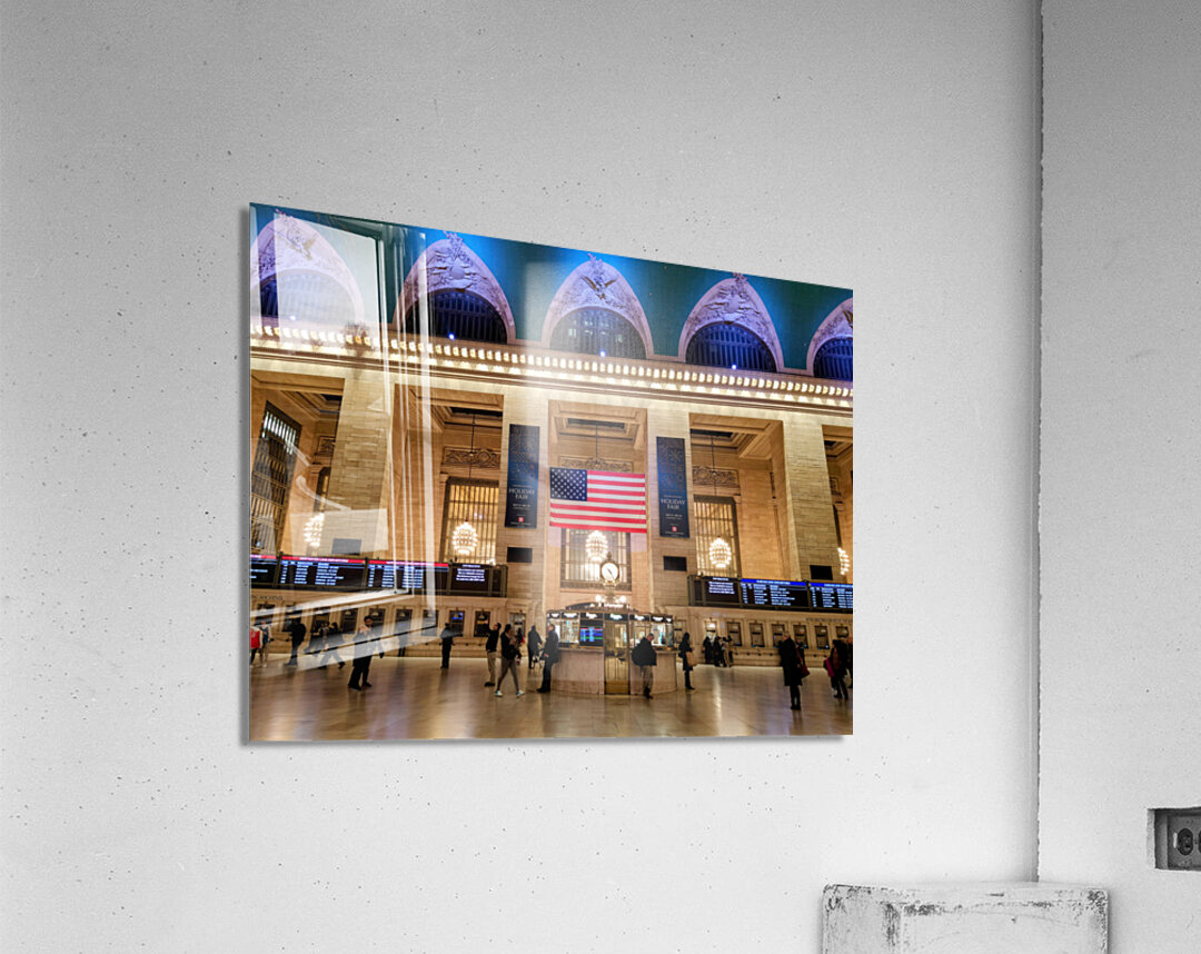 Gathering at Grand Central Station Acrylic Print