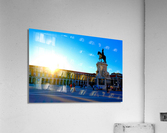 Charging into the Sunset at Riverfront Square  Acrylic Print