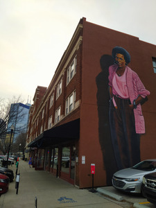 Painted Presence: Mari Evans Mural