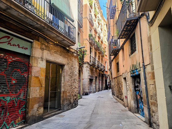 Streets of Barcelona: Where Stories Sneak Between Walls Digital Download