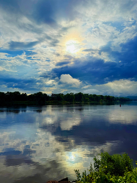 Between Heaven’s Whisper and Earth’s Reflection Print