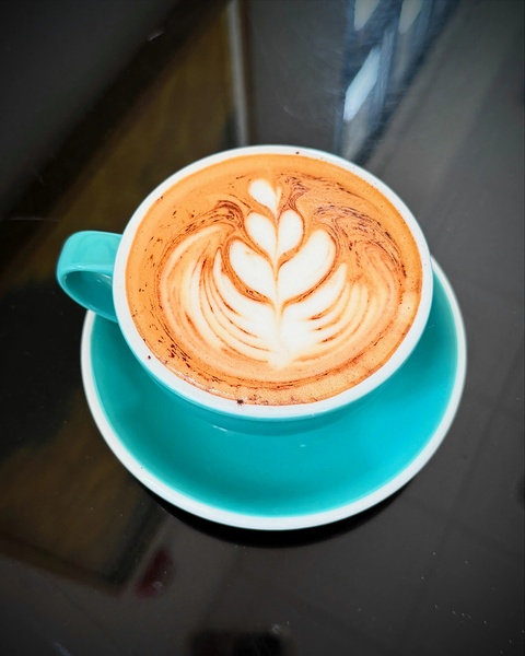 Latte Bloom April 2025 Art in a Cup Digital Download