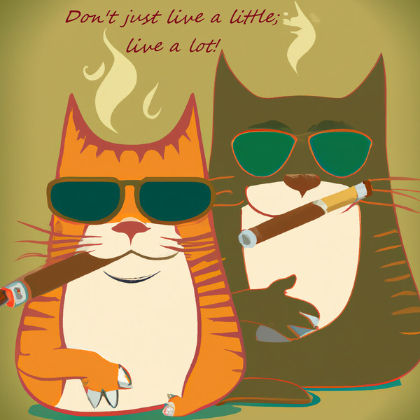 BadCatz Selfie 3 Print