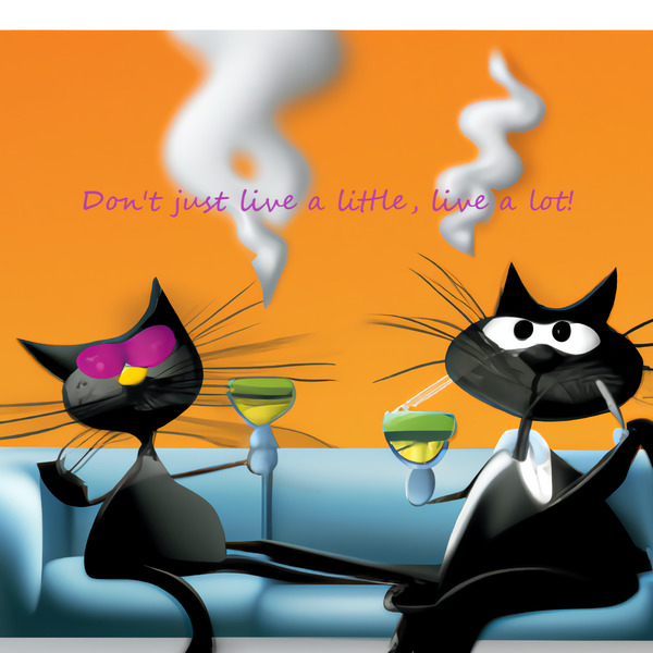 BadCatz Bar Fly 1A Print