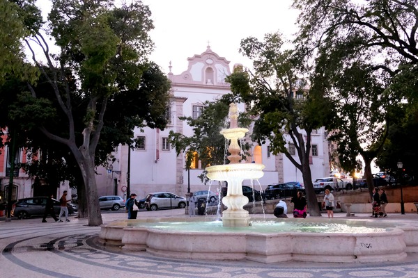 Lisbon Water Fountain 2 Print