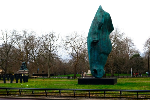 Horsehead Sculpture 3 Print