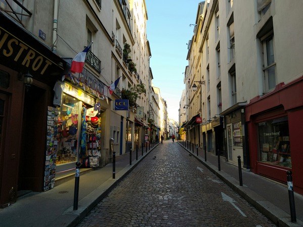 Streets of Paris -- Rue Mouffetard Print
