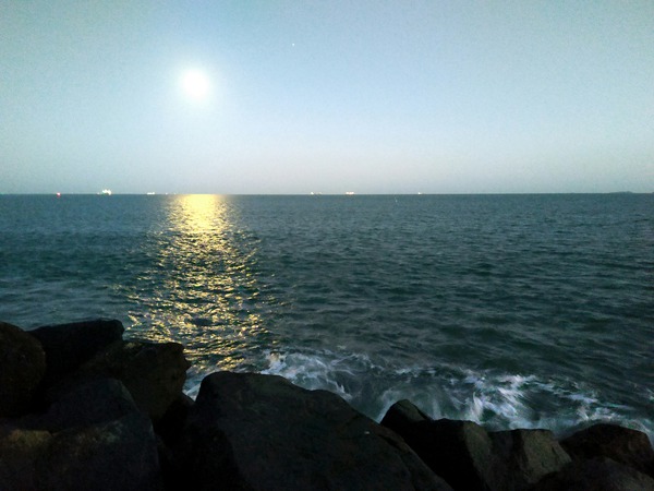 Reflections of the Moon at Poolbeg 2 Digital Download