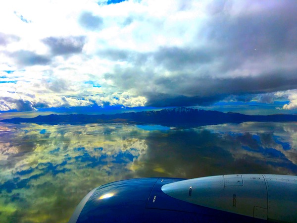 Reflections Over Great Salt Lake  2 Digital Download