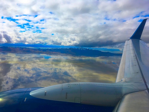 Reflections Over Great Salt Lake  Digital Download